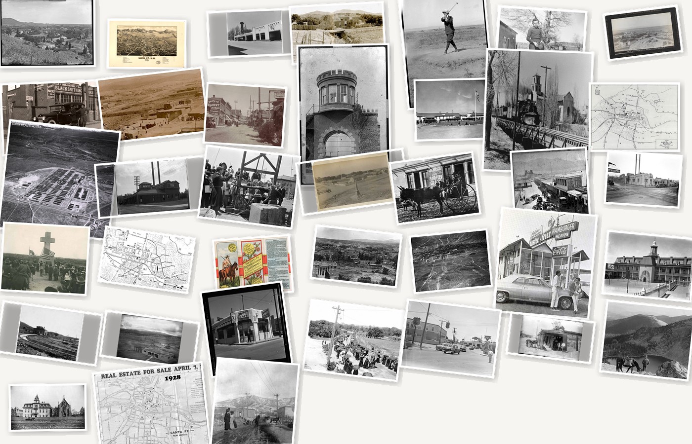Historic photographs of Santa Fe